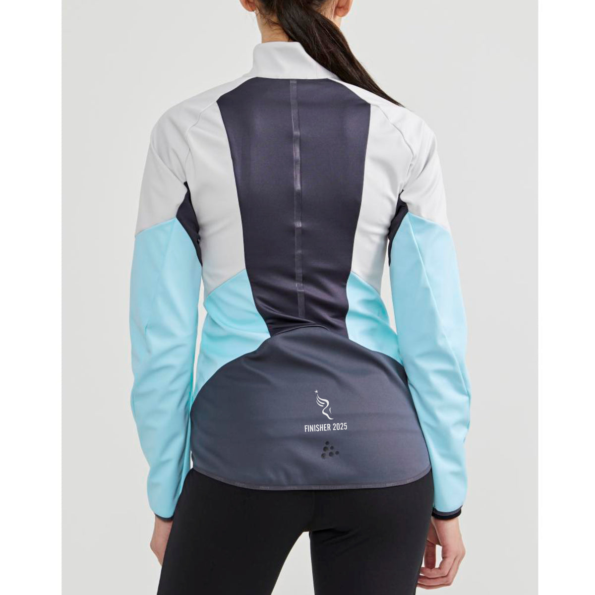 Fitted CRAFT Zip Softshell -Ash/Area- AACR 2025 Finisher Embr.