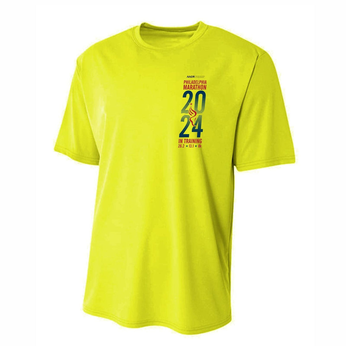 Tech UPF40+ Tee -Hi Viz- 2024 In Training ("Loose Fit")