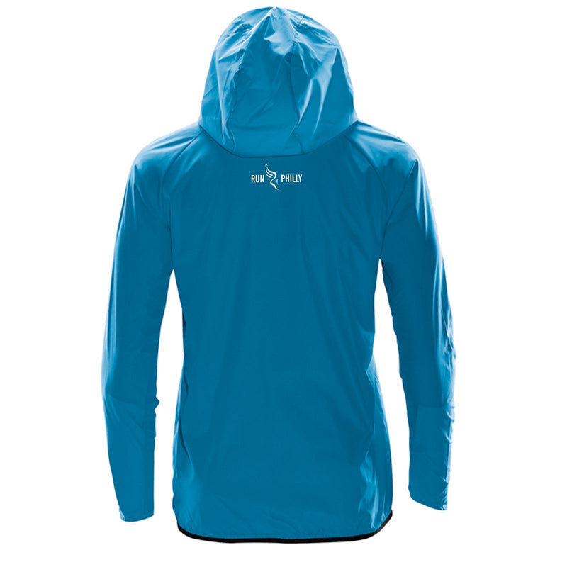 Adult Hooded Zip Shell -Electric Blue- PMW Embroidery