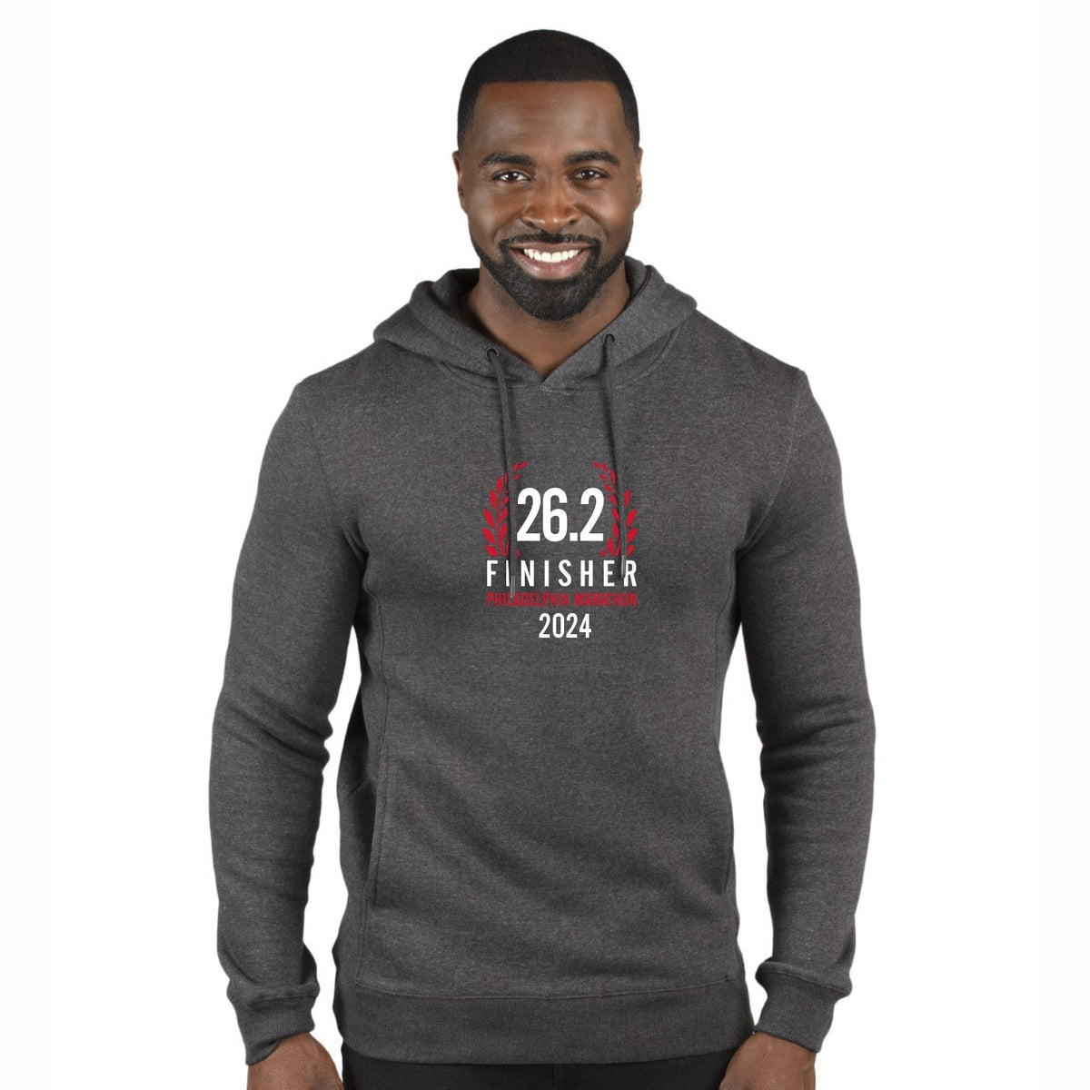 Unisex Fleece Hoody -Charcoal Heather- AACR 2024 Finisher