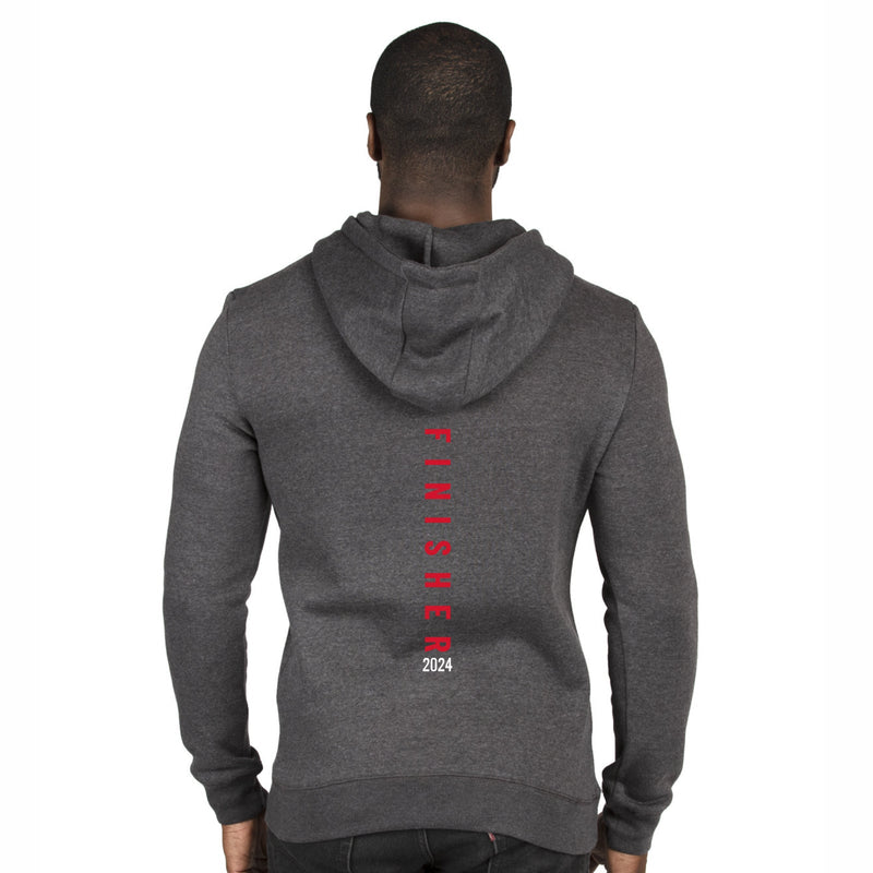 Unisex Fleece Hoody -Charcoal Heather- AACR 2024 Finisher