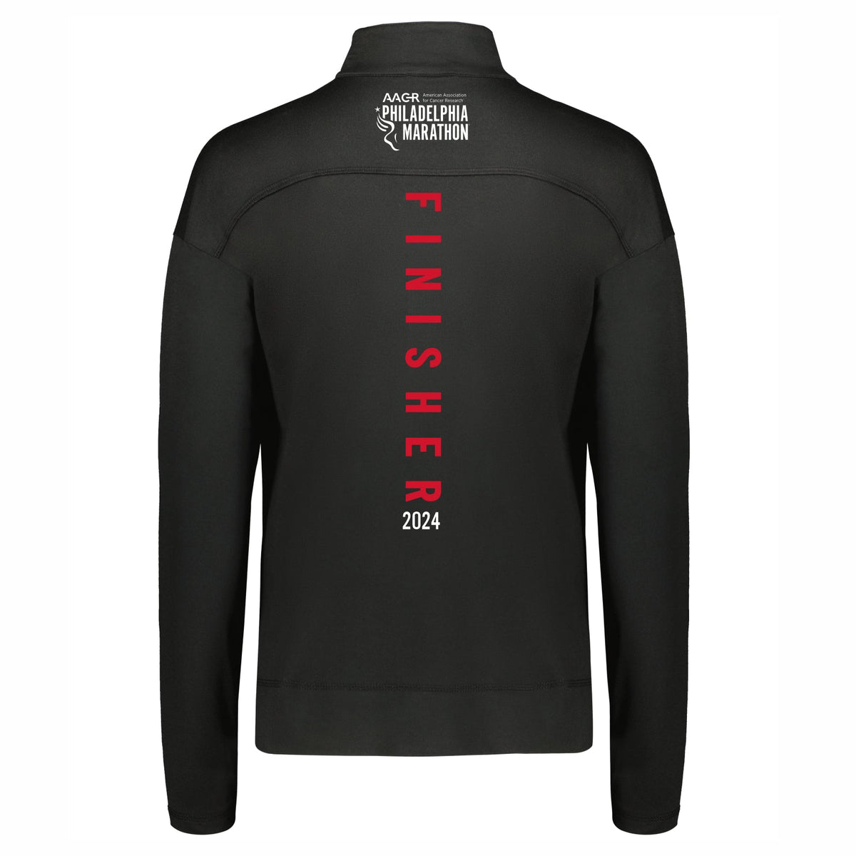 Fitted Sueded Eco 1/2 Zip -Black- AACR 2024 Finisher