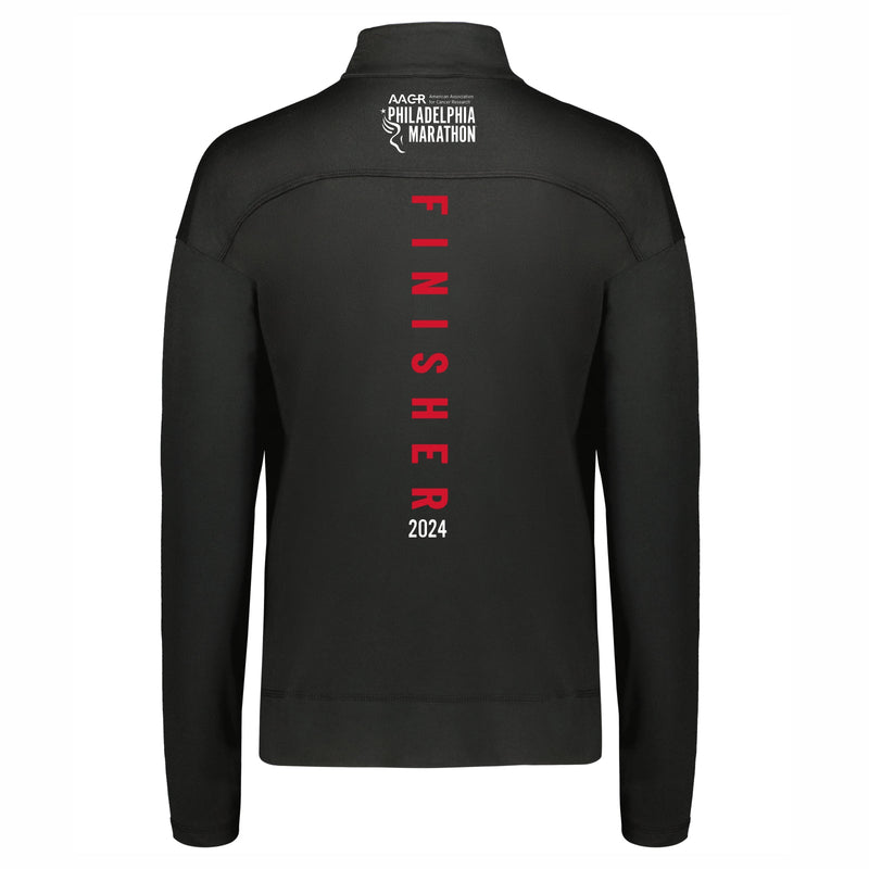 Fitted Sueded Eco 1/2 Zip -Black- AACR 2024 Finisher
