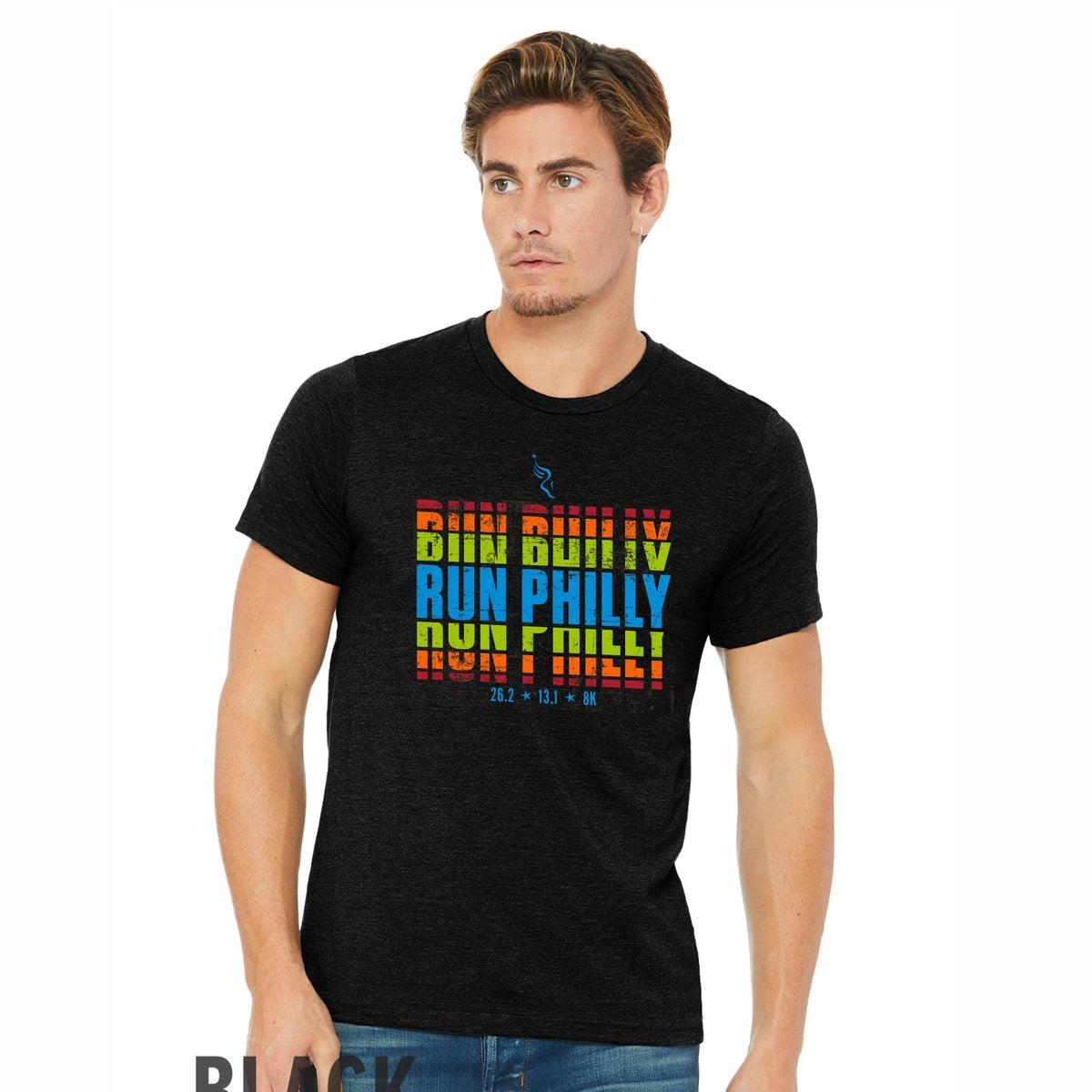 Unisex Fashion Tee -Black Heather- PMW Repeat