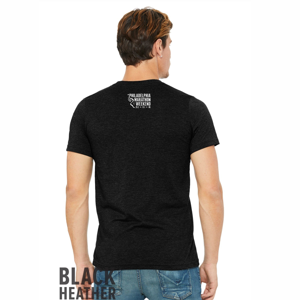 Unisex Fashion Tee -Black Heather- PMW Repeat