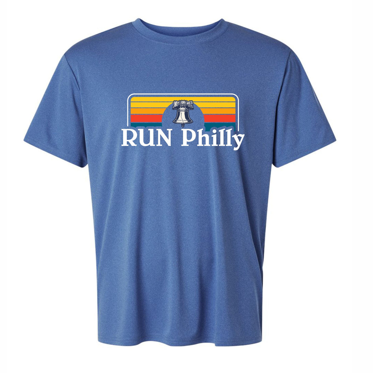 Men's Tech Tee -Heather Royal- PMW Bell