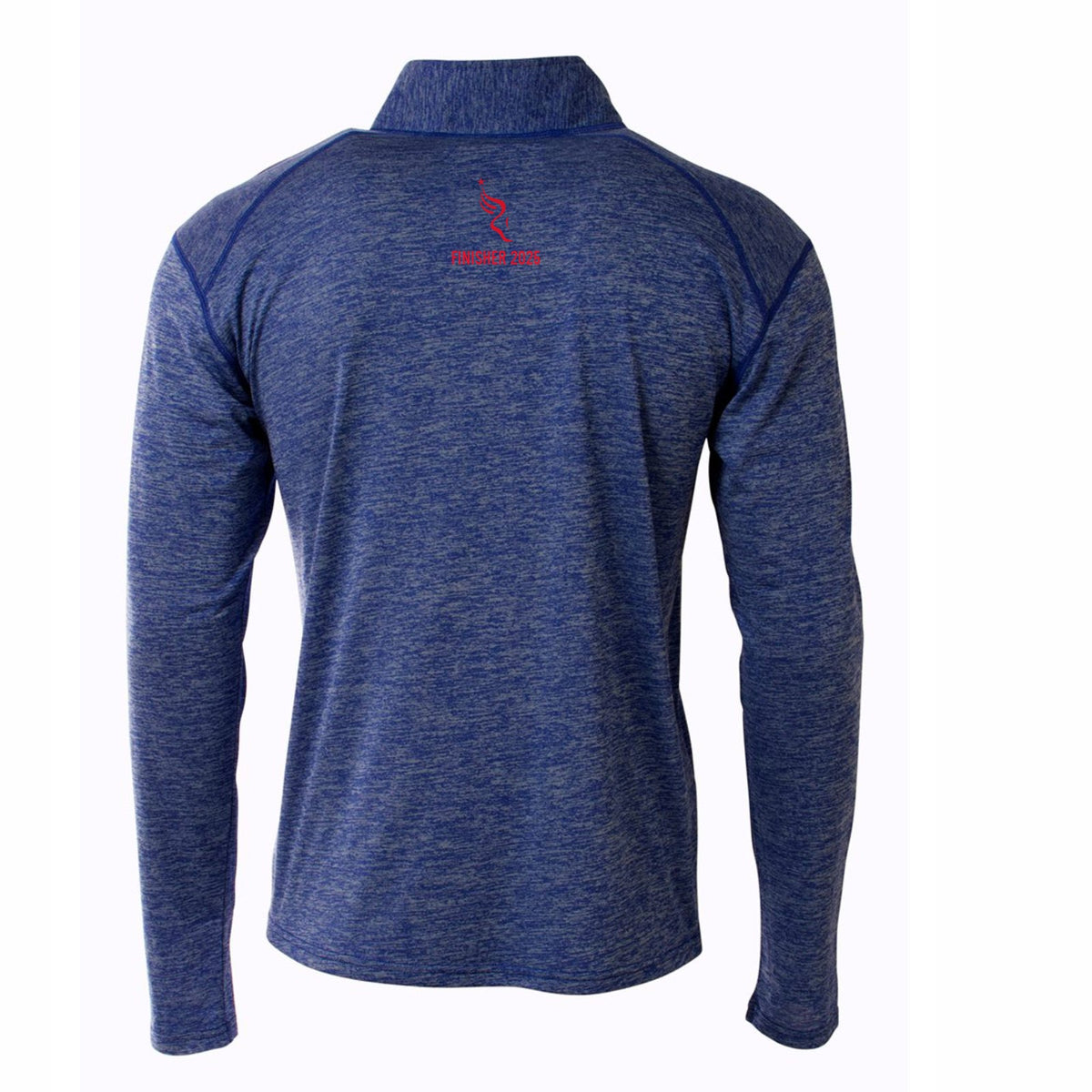 Adult Space-Dye 1/4 Zip -Royal- AACR 2025 Finisher Embr.