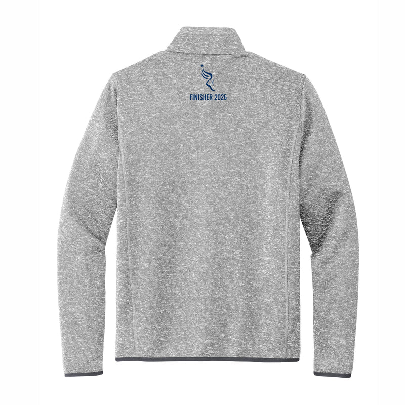 Adult Zip Sweaterfleece -Grey Heather- AACR 2025 Finisher Embr.