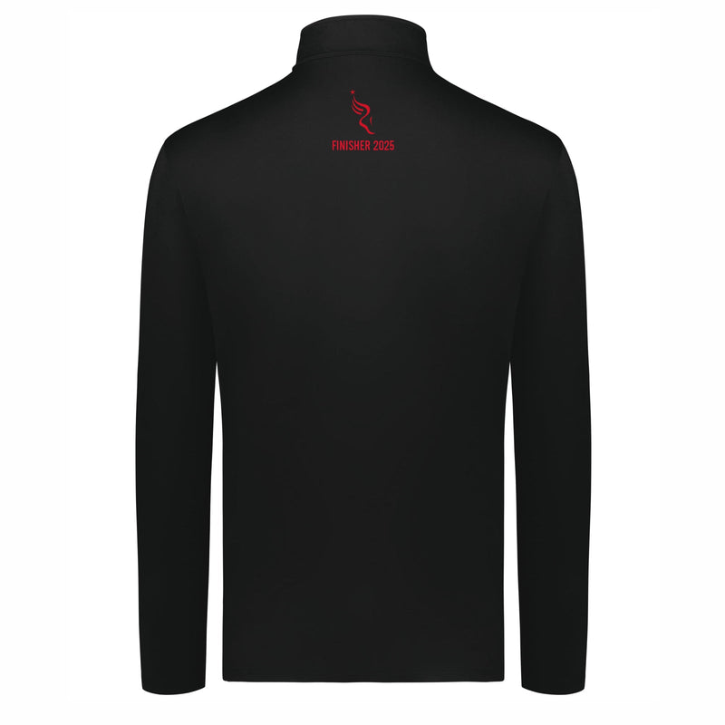 Adult UPF50 1/4 Zip -Black- AACR 2025 Finisher Embr.