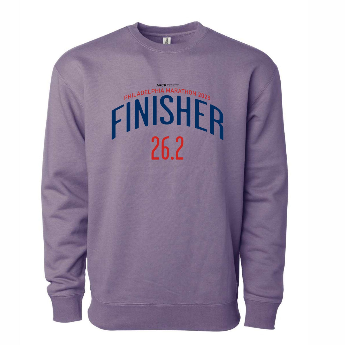 Adult Fleece Heavy Crew -Plum- 26.2 2025 Finisher