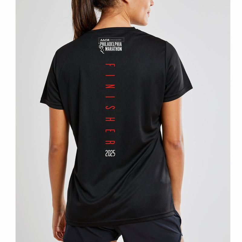 Fitted Tech CRAFT Tee -Black- 26.2 2025 Finisher