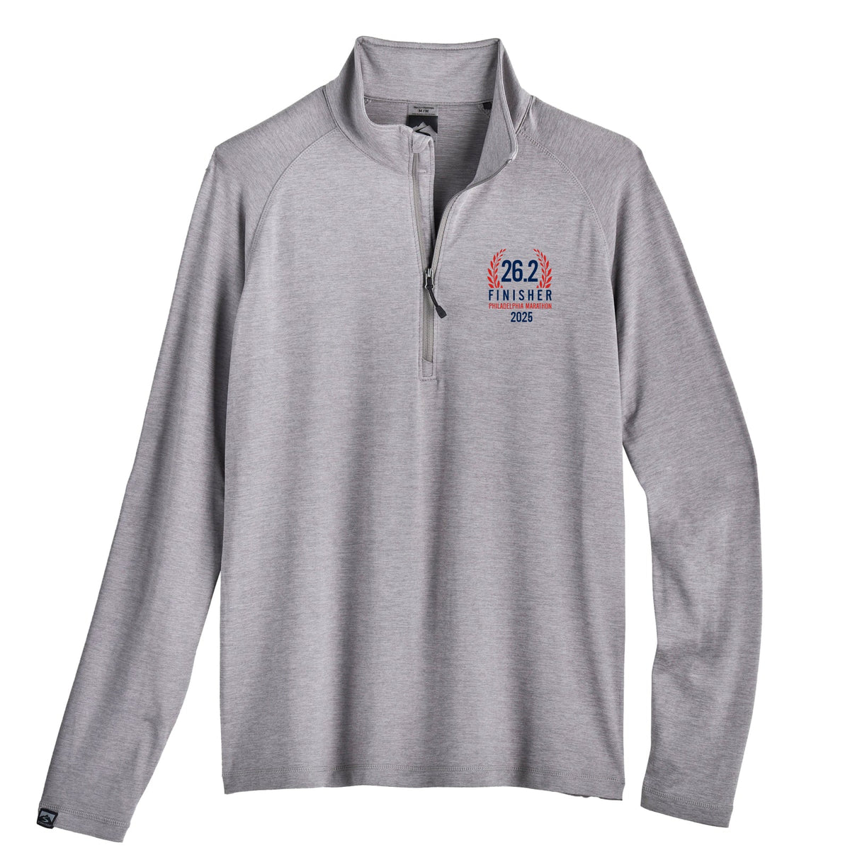 Adult Sueded Eco 1/4 Zip -Driftwood- AACR 2025 Finisher