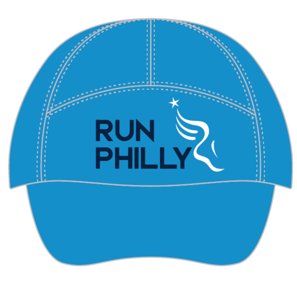 Cap -Hi Viz Blue Cadence Tech- Run Philly