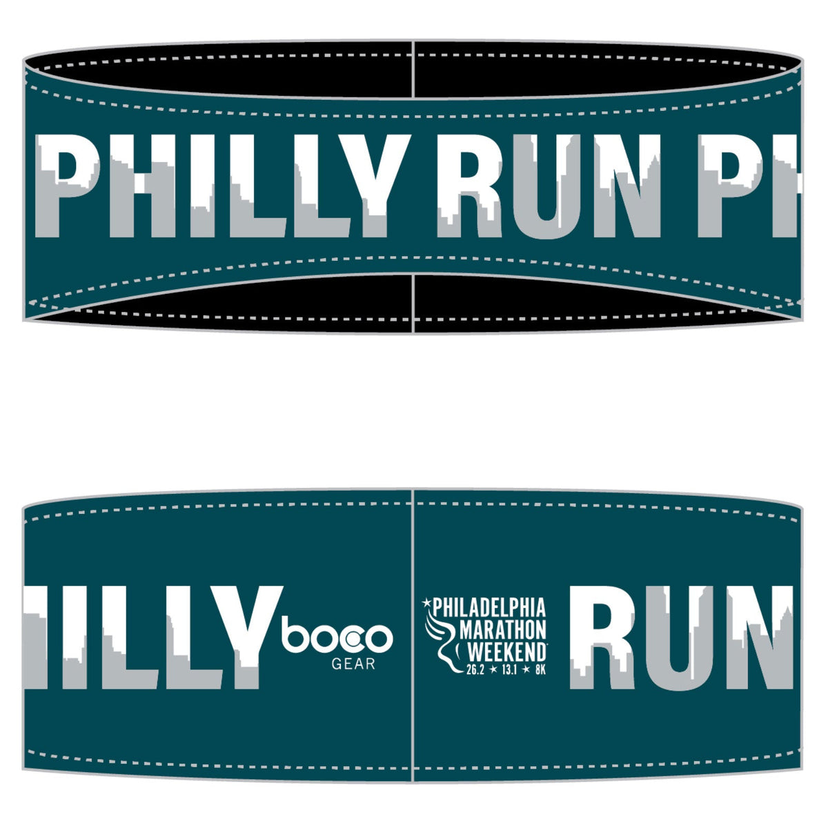 Ear Warmer -Green Tech Fleece- Run Philly