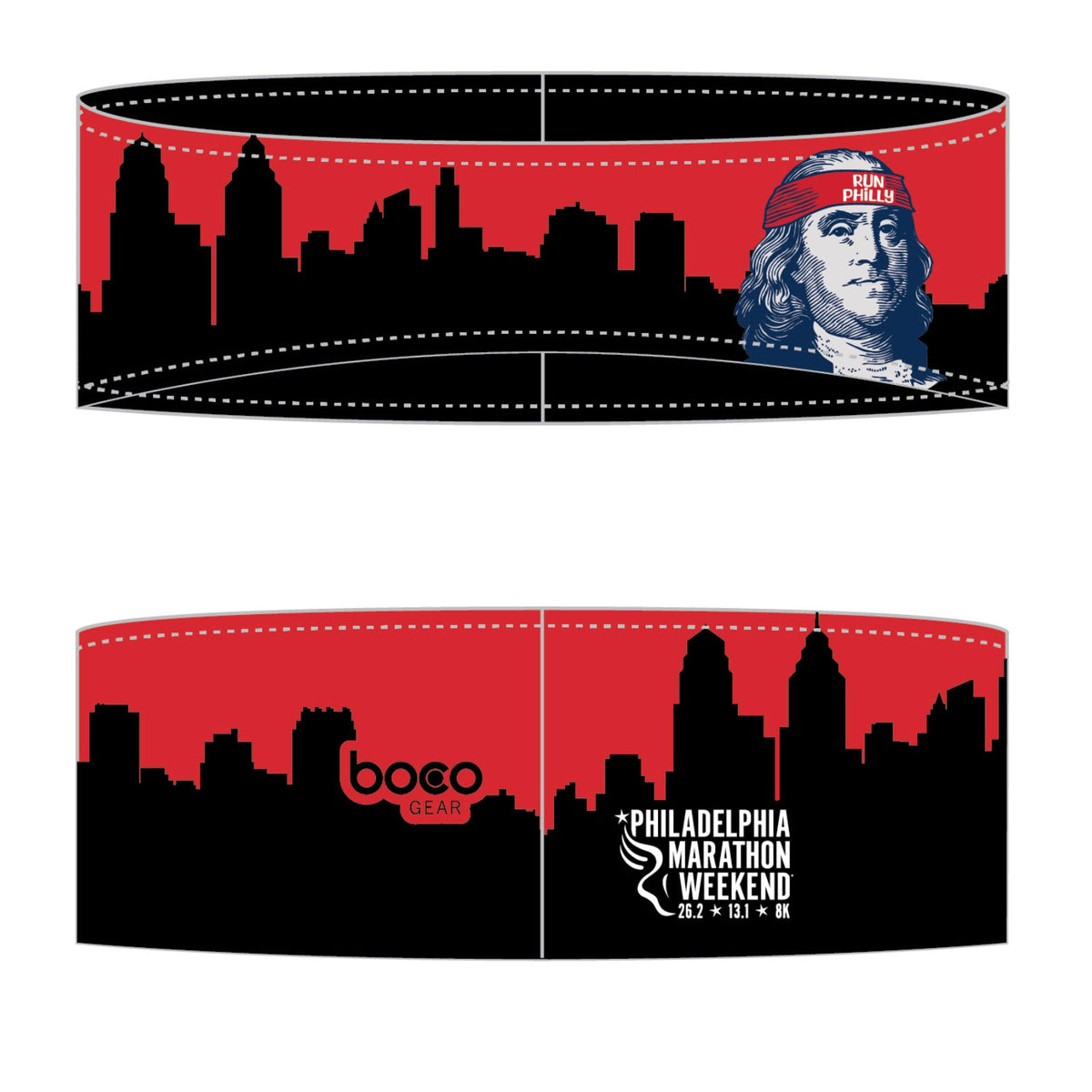 Ear Warmer -Red Tech Fleece- Ben
