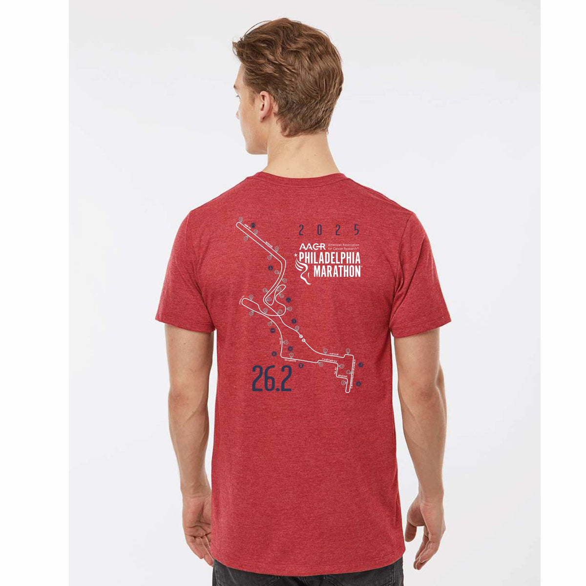 Adult Fashion Tee -Heather Red- PMW 2025 Course