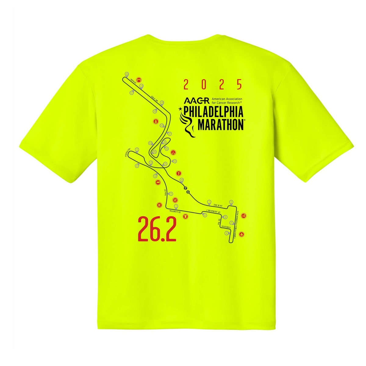 Adult Tech Tee -Safety Yellow- PMW 2025 Course