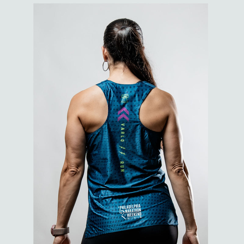 Fitted Tech Varlo Tank -Power Blue- PMW Run Philly