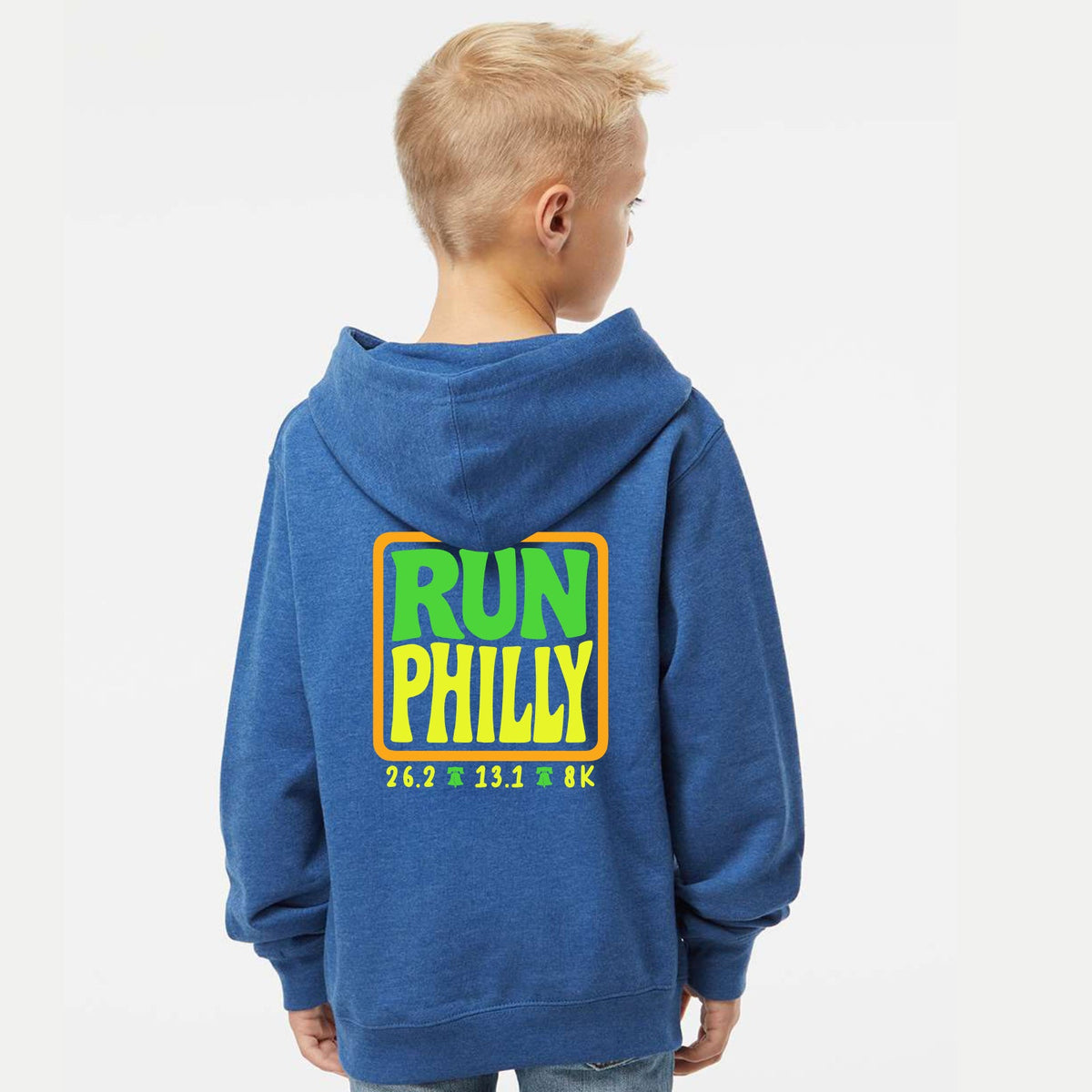 Youth Fleece Hoody -Royal Heather- PMW Groovy