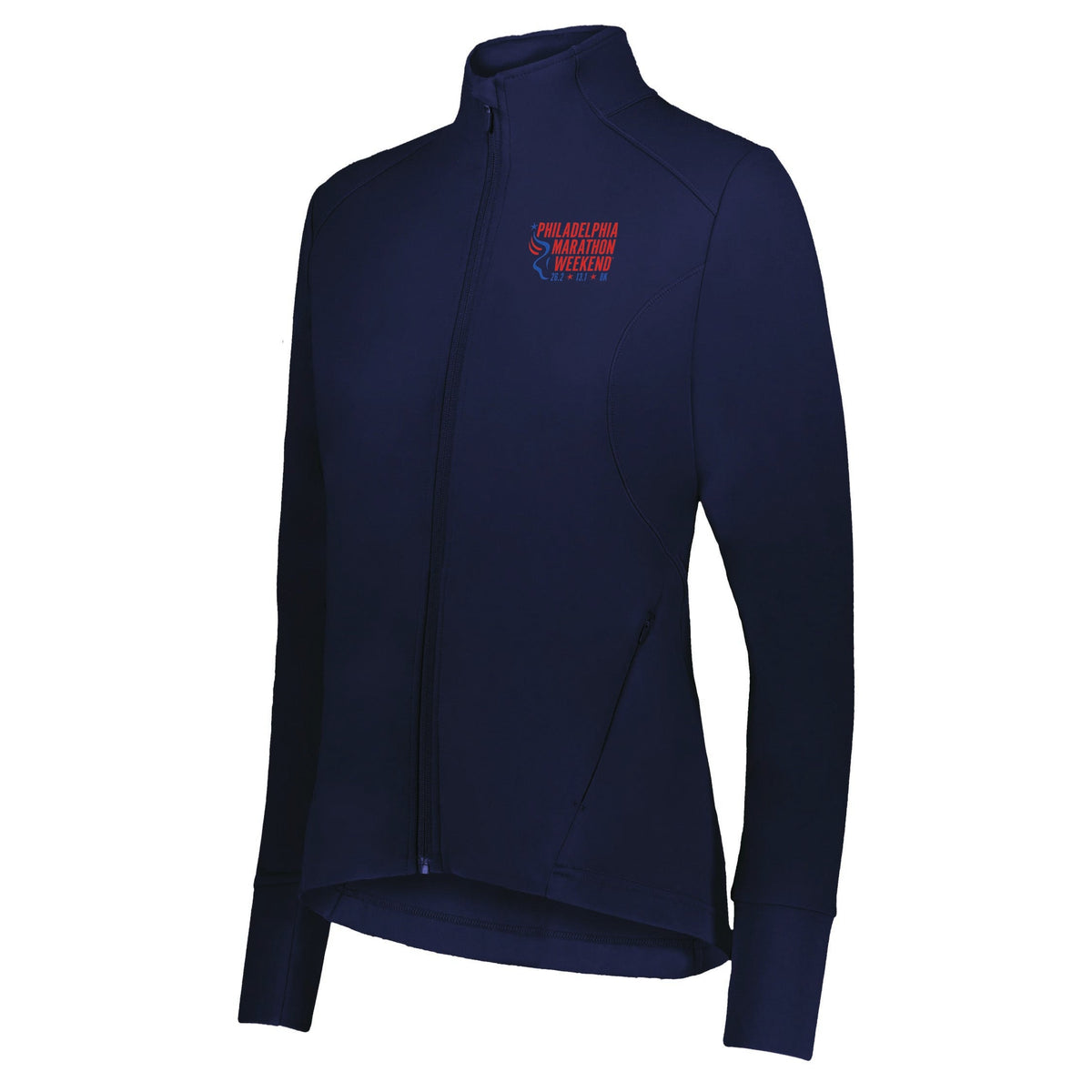 Fitted Tech Eco Jacket -Navy- PMW Big Logo