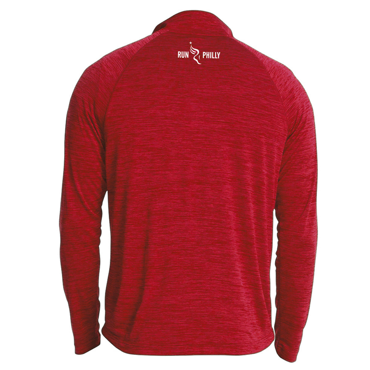 Adult Tech 1/4 Zip -Space-Dye Red- PMW Embroidery