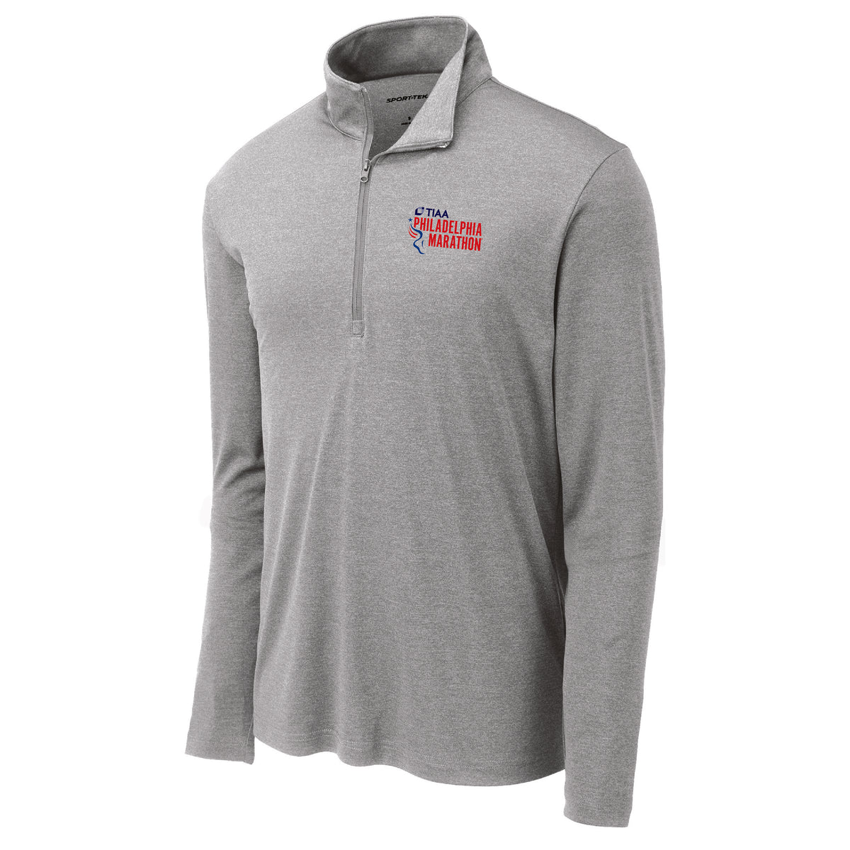 Adult Tech 1/4 Zip -Light Heather- Embroidery
