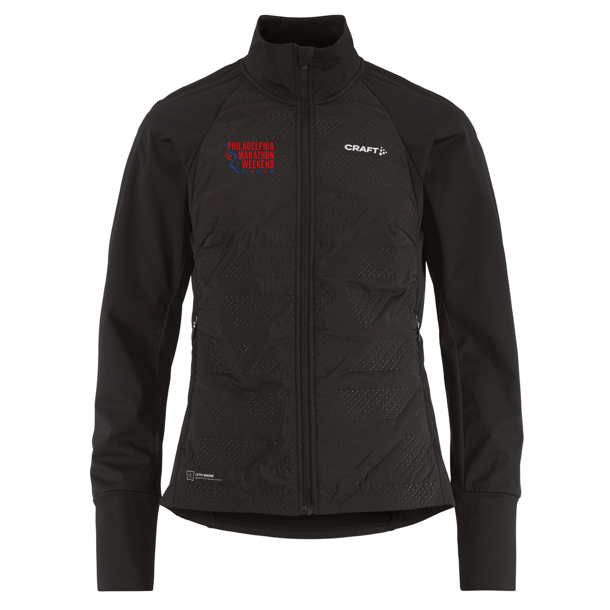 Fitted CRAFT Nordic Jacket -Black- PMW Embroidery