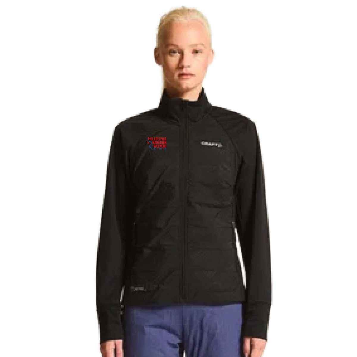 Fitted CRAFT Nordic Jacket -Black- PMW Embroidery