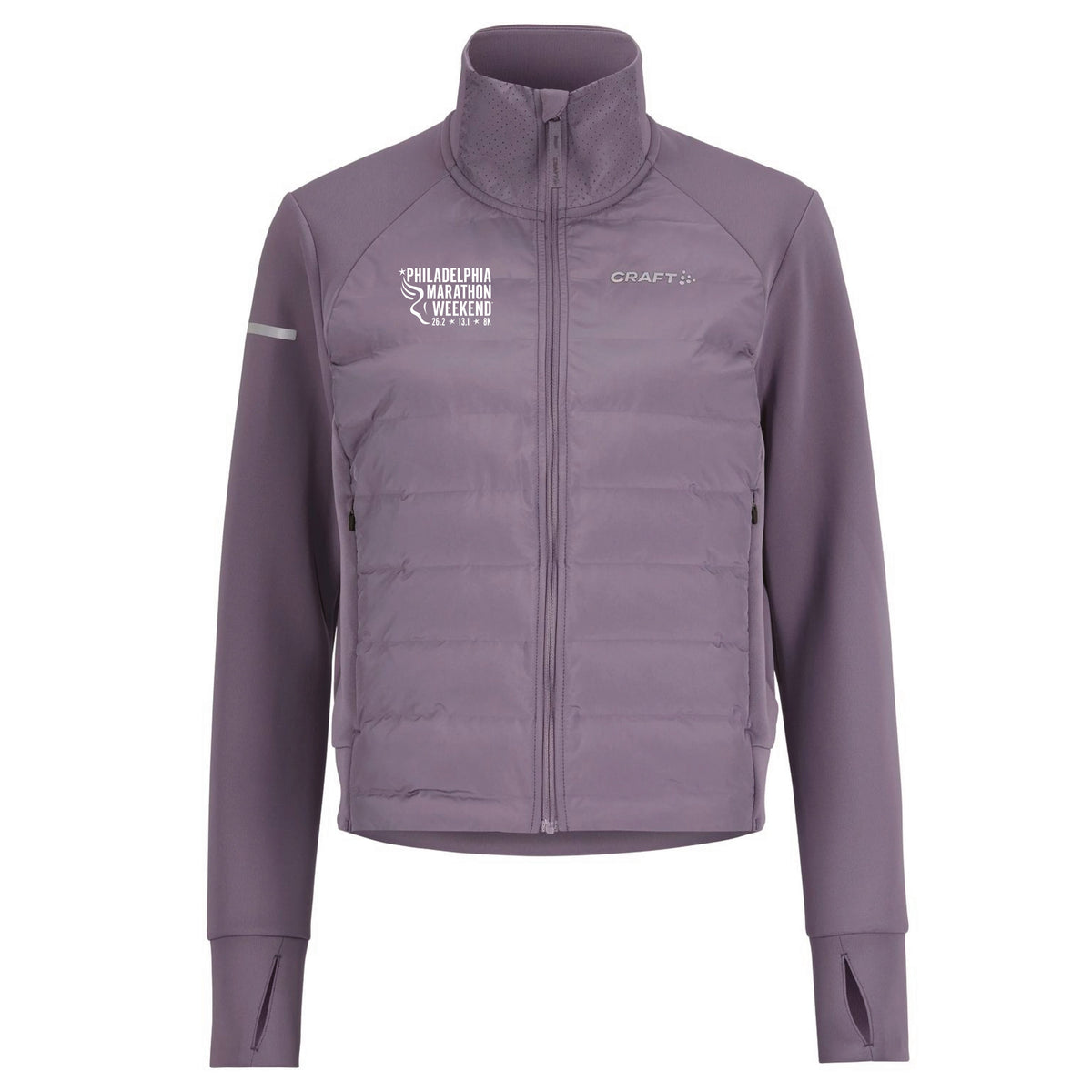Fitted CRAFT Running Jacket -Cadet- PMW Embroidery