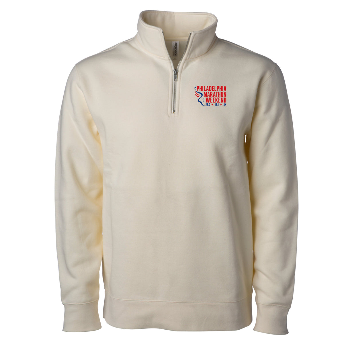 Adult Fleece 1/4 Zip -Bone- PMW Embroidery