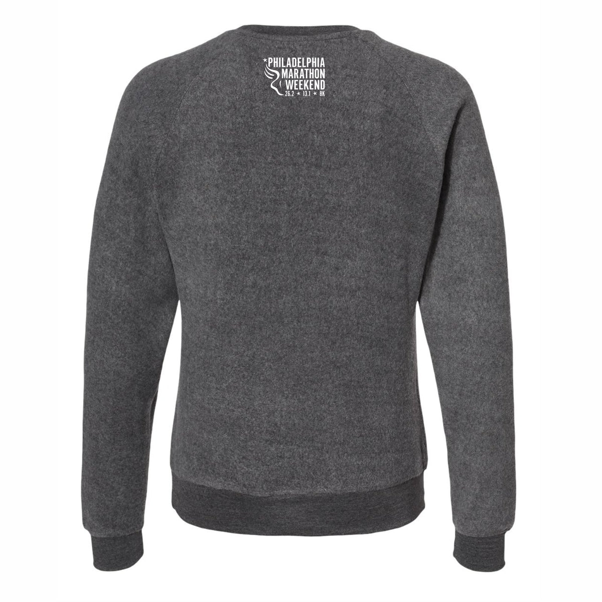 Adult Inside-Out Crew -Charcoal Heather- Center Embroidery