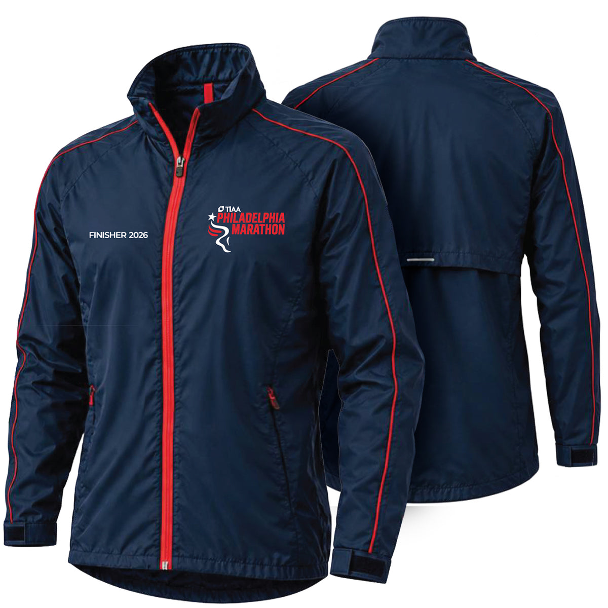 Fitted Tech Jacket -Navy- TIAA 2026 Finisher Embr.