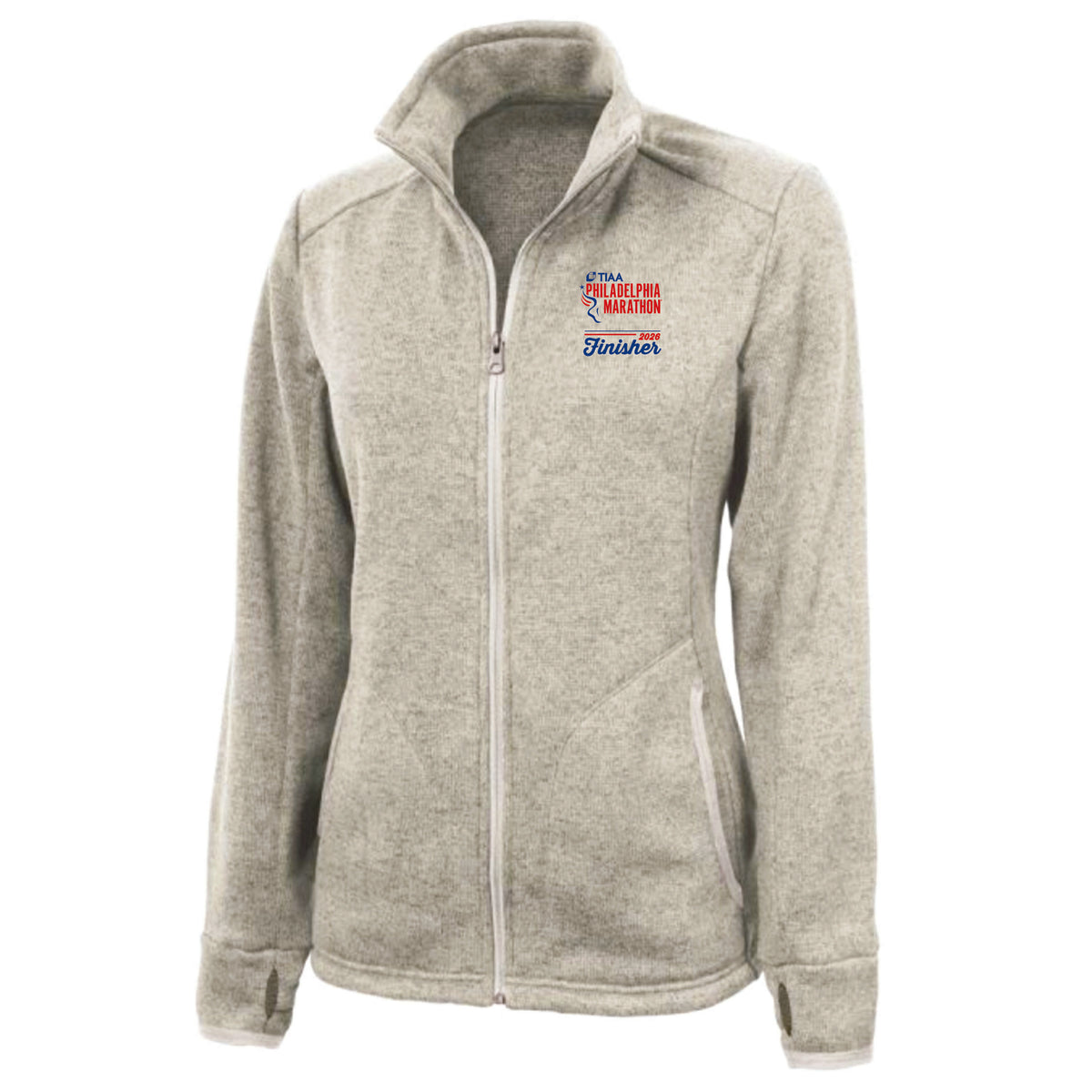 Fitted Sweaterfleece -Oatmeal- TIAA 2026 Finisher Embr.