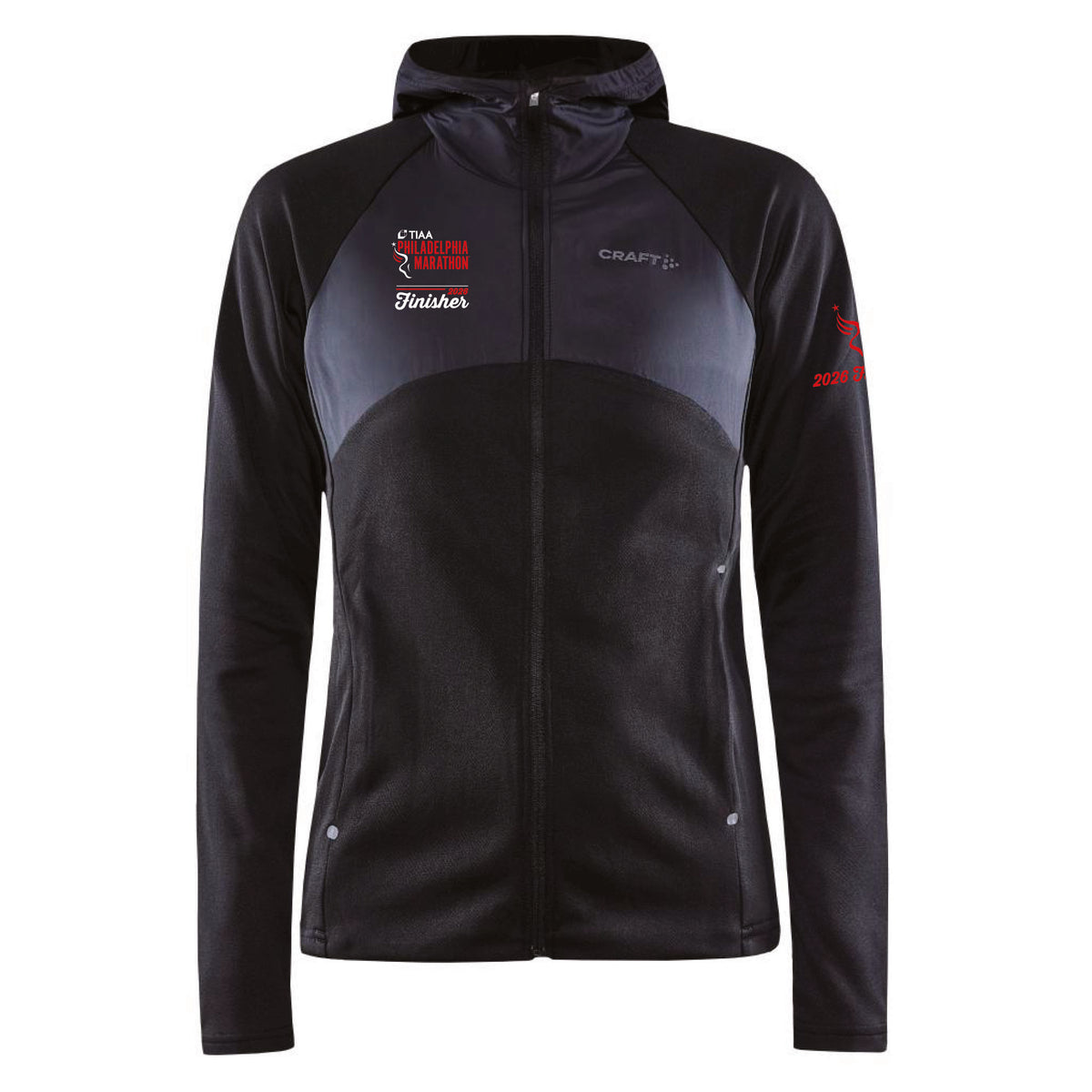 Fitted CRAFT Hooded Jacket -Black- TIAA 2026 Finisher Embr.