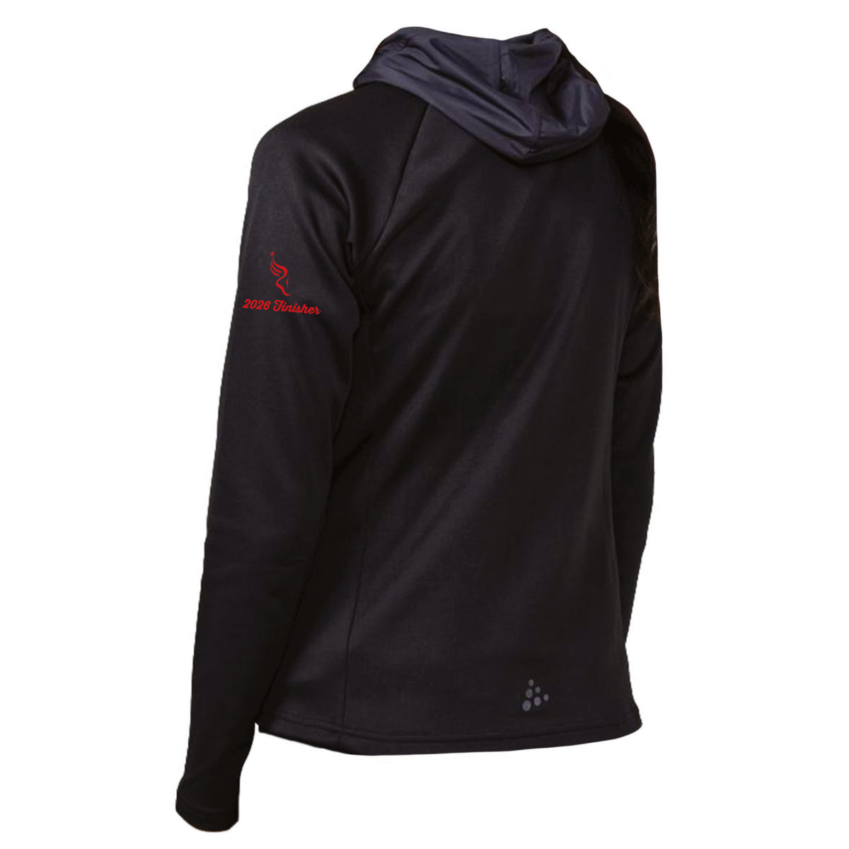 Fitted CRAFT Hooded Jacket -Black- TIAA 2026 Finisher Embr.