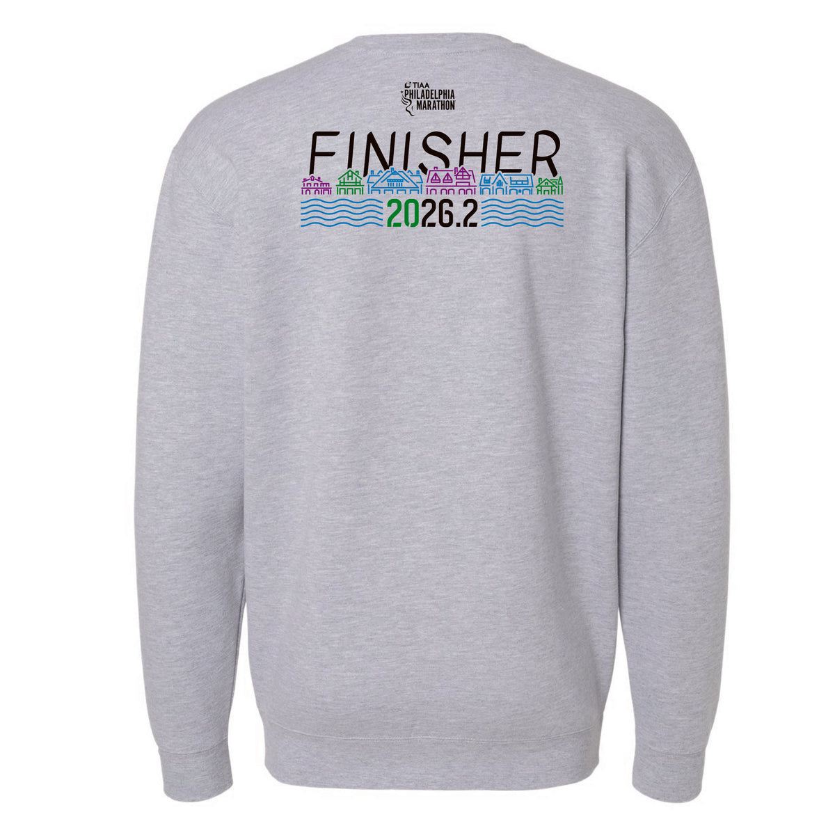 Adult Fleece Heavy Crew -Grey Heather- TIAA 2026 Finisher
