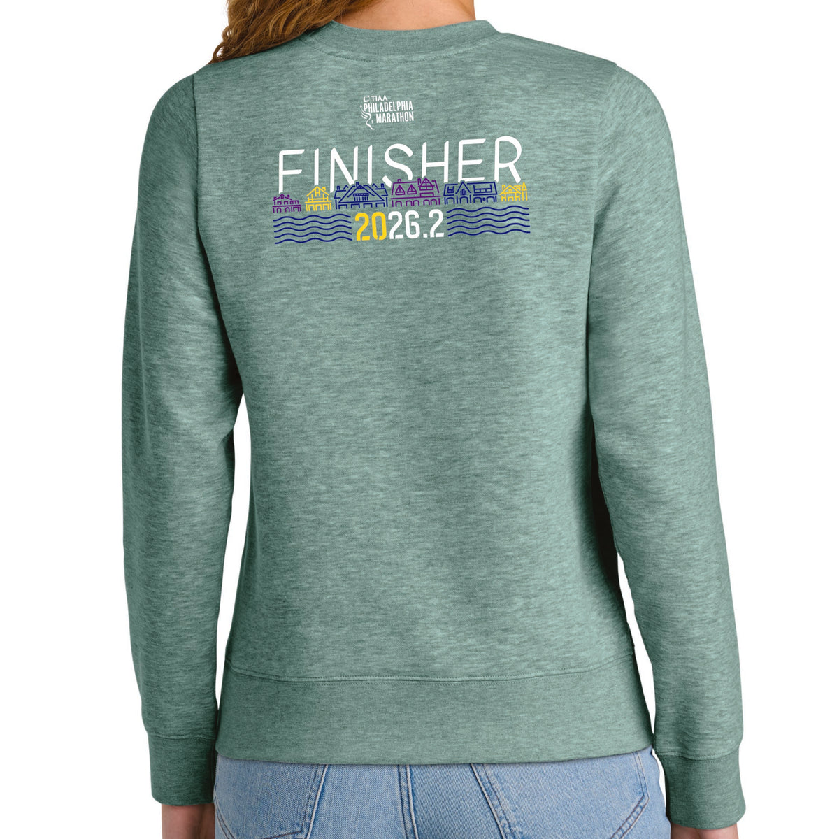 Fitted Fleece Crew -Sage- TIAA 2026 Finisher