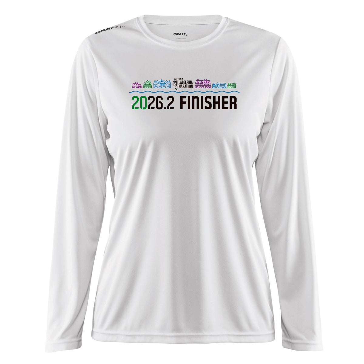Fitted LS CRAFT Tech Tee -White- TIAA 2026 Finisher