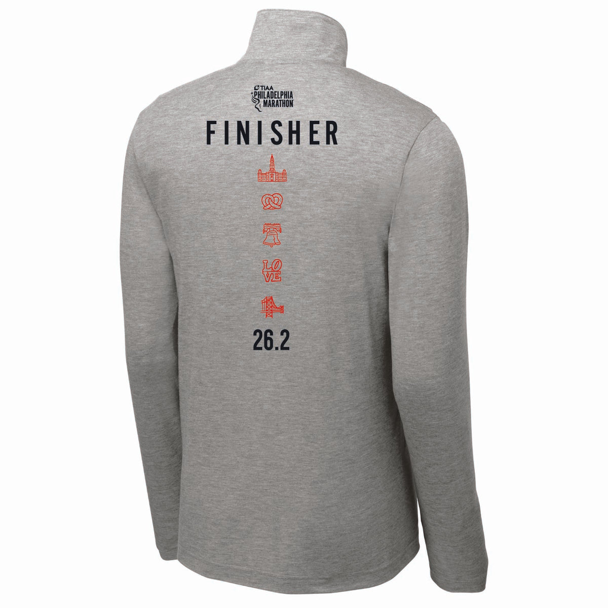 Adult Triblend 1/4 Zip -Grey Heather- TIAA 2026 Finisher