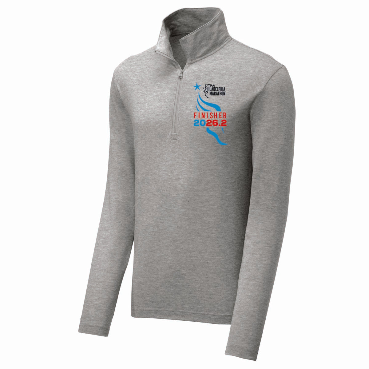 Adult Triblend 1/4 Zip -Grey Heather- TIAA 2026 Finisher