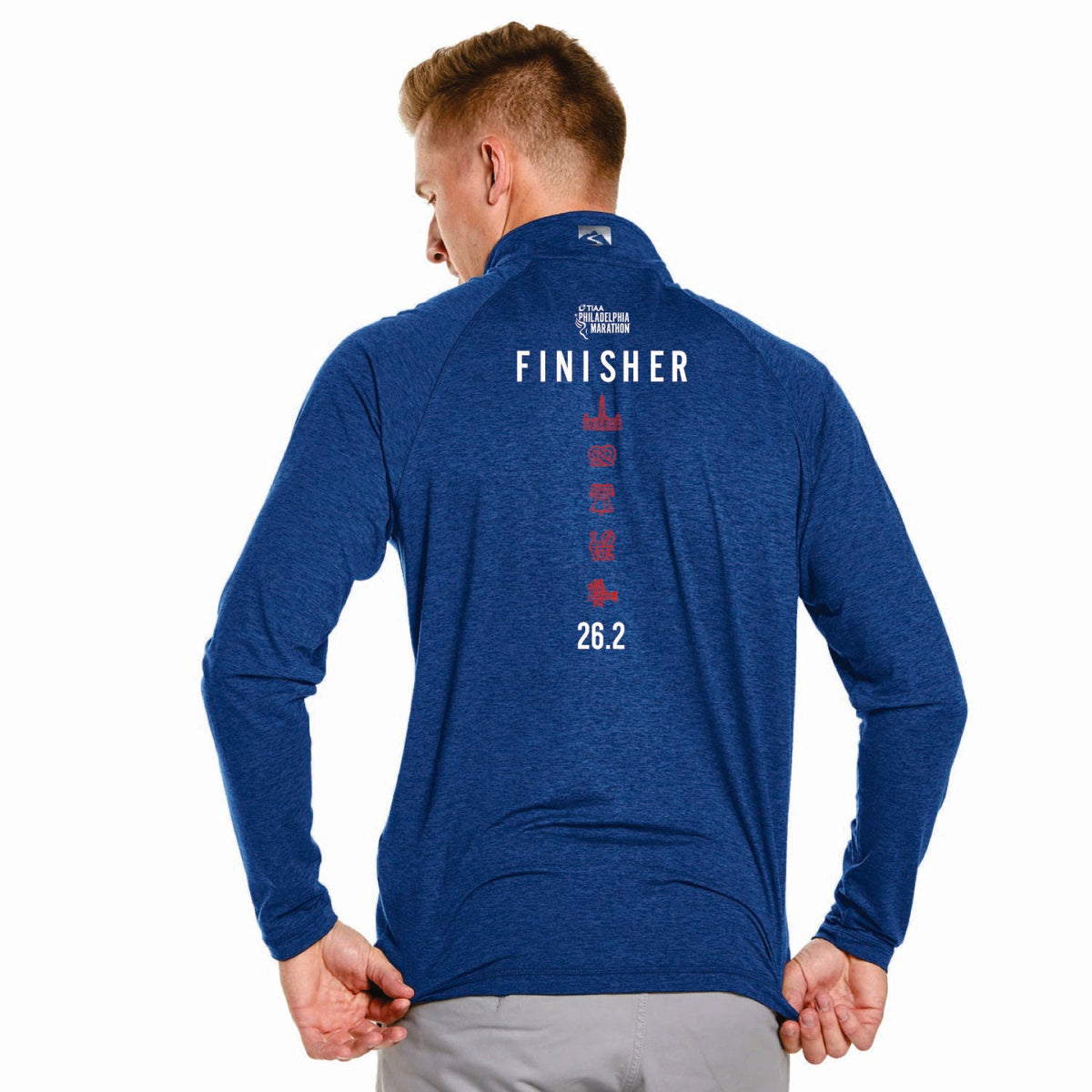 Adult Sueded Eco 1/4 Zip -Indigo- TIAA 2026 Finisher