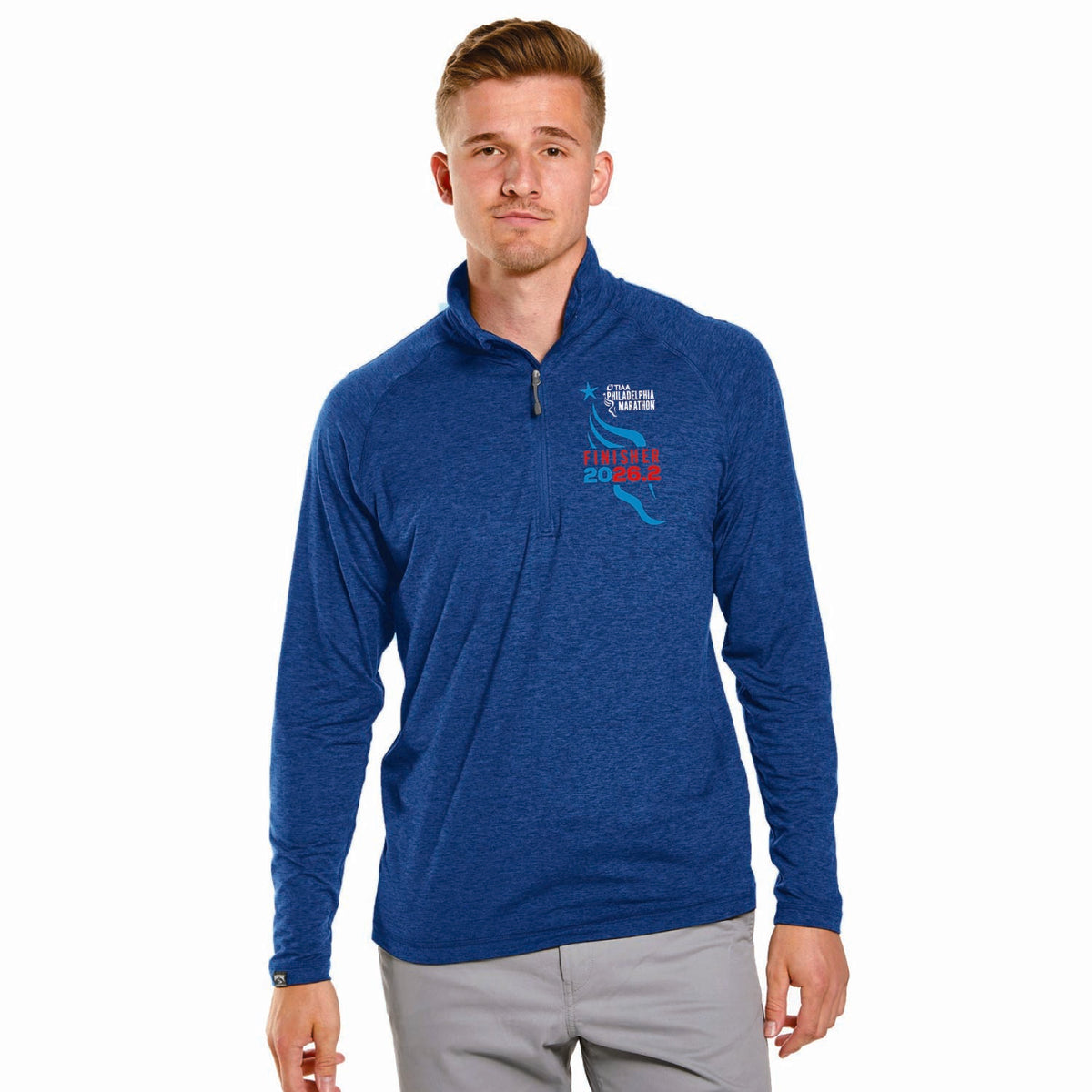 Adult Sueded Eco 1/4 Zip -Indigo- TIAA 2026 Finisher