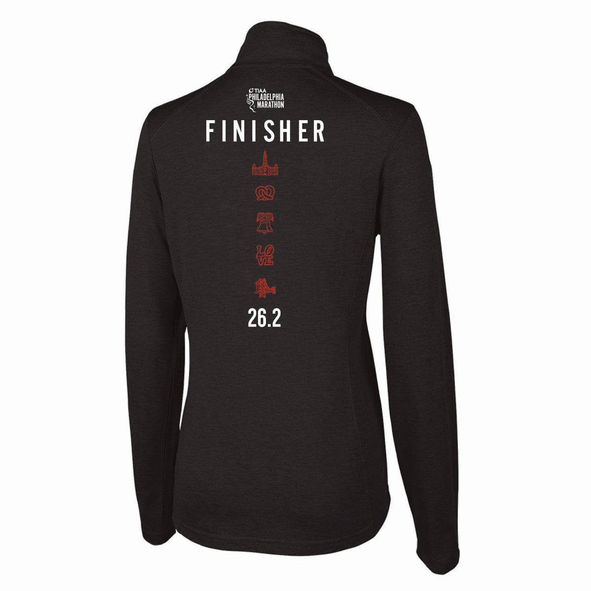 Fitted Triblend 1/4 Zip -Black Heather- TIAA 2026 Finisher