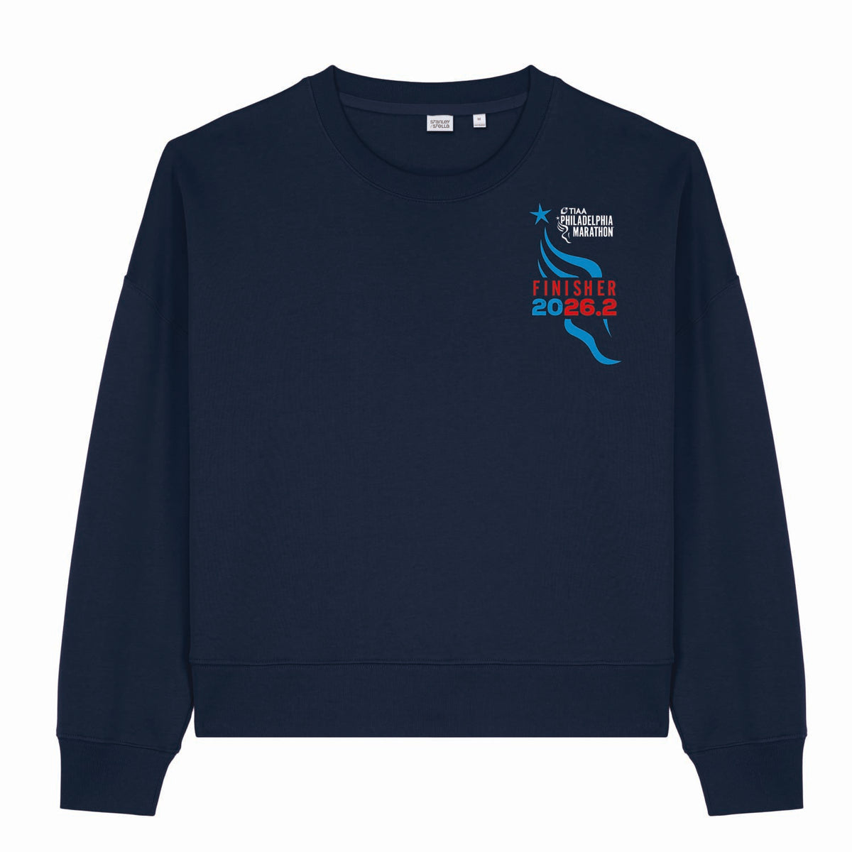 Fitted Eco Fleece Crew -French Navy- TIAA 2026 Finisher