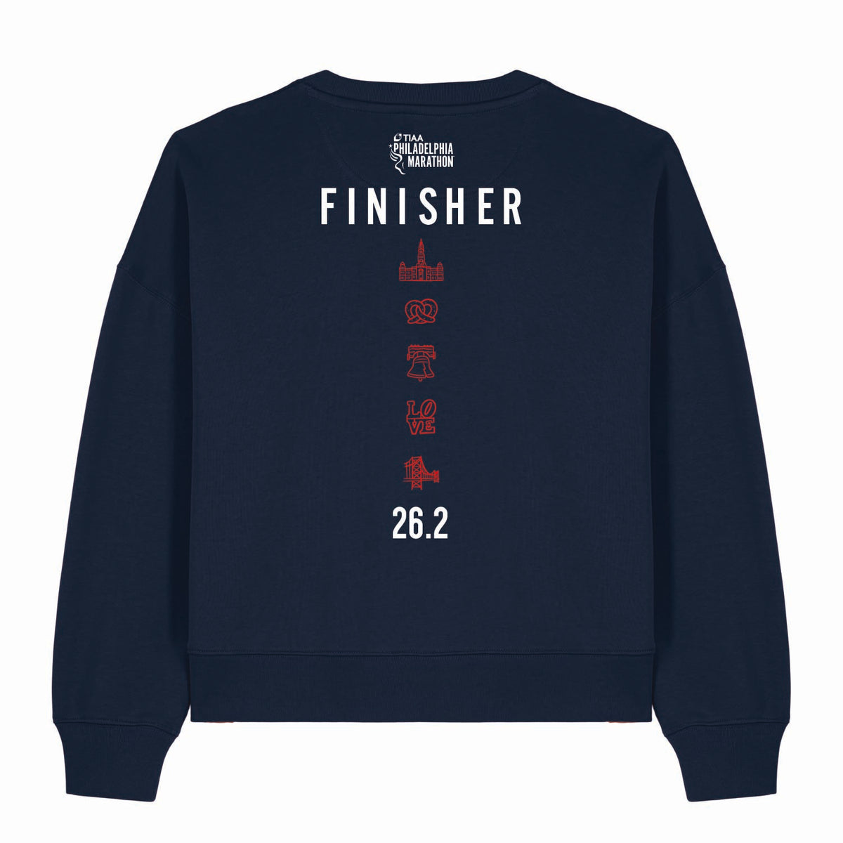 Fitted Eco Fleece Crew -French Navy- TIAA 2026 Finisher