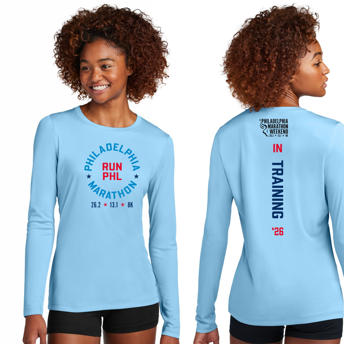 Fitted LS Tech Tee -Light Blue- PMW 2026 In Training