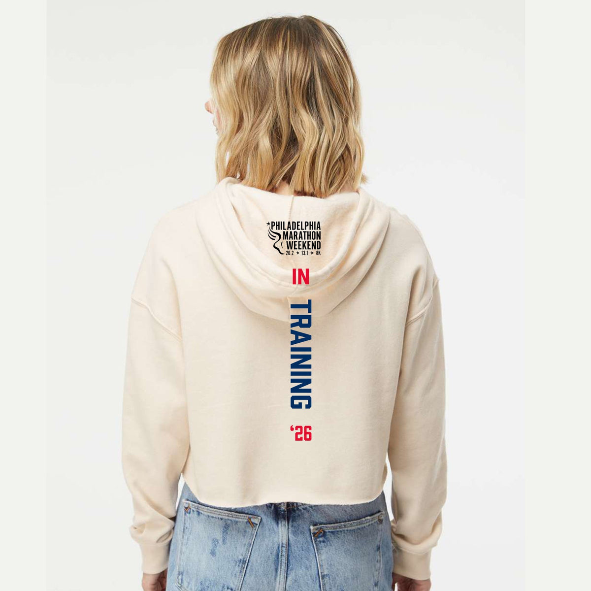 Fitted Fleece Crop Hoody -Bone- PMW 2026 In Training