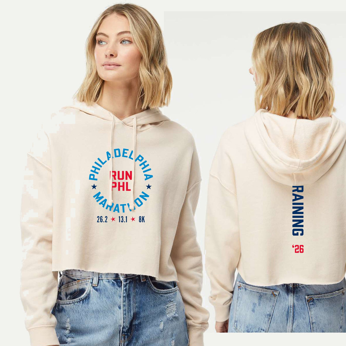 Fitted Fleece Crop Hoody -Bone- PMW 2026 In Training