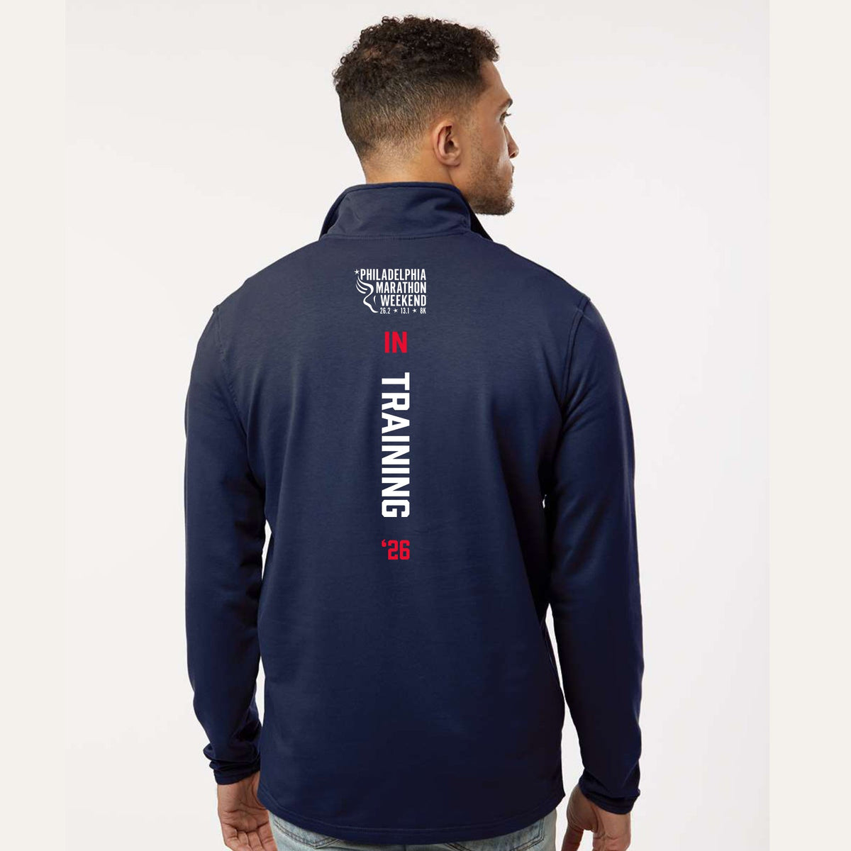 Adult Triblend 1/4 Zip -Navy- 2026 In Training