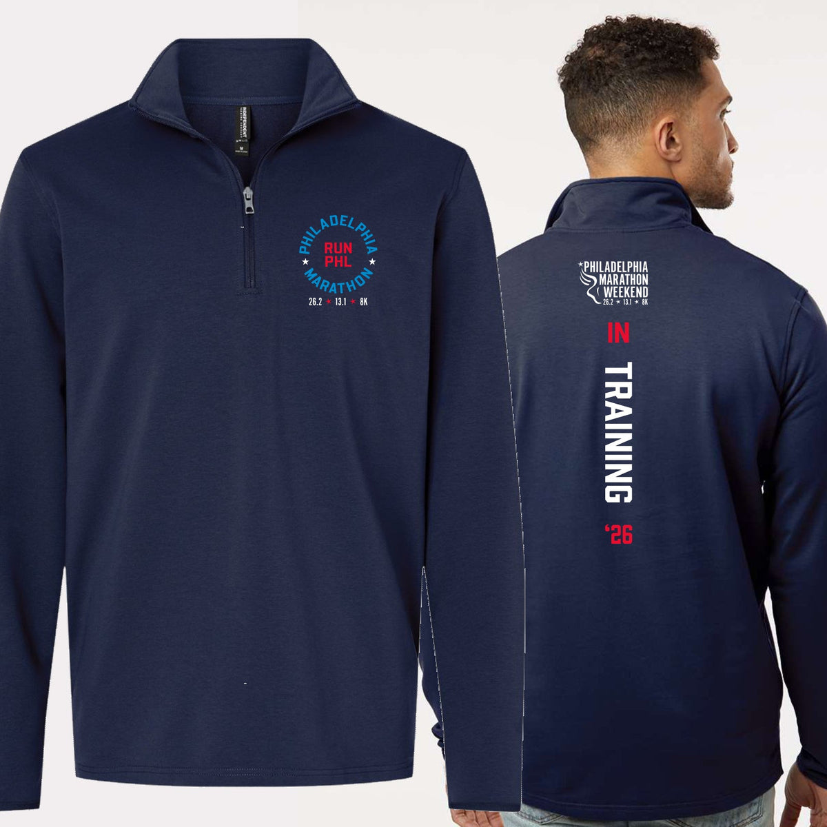 Adult Triblend 1/4 Zip -Navy- 2026 In Training